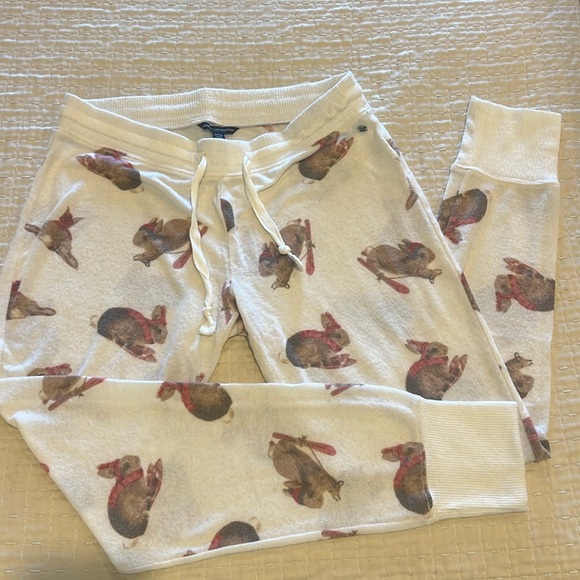 American Eagle Outfitters snow bunny pajamas, women’s size small - Picture 2 of 6